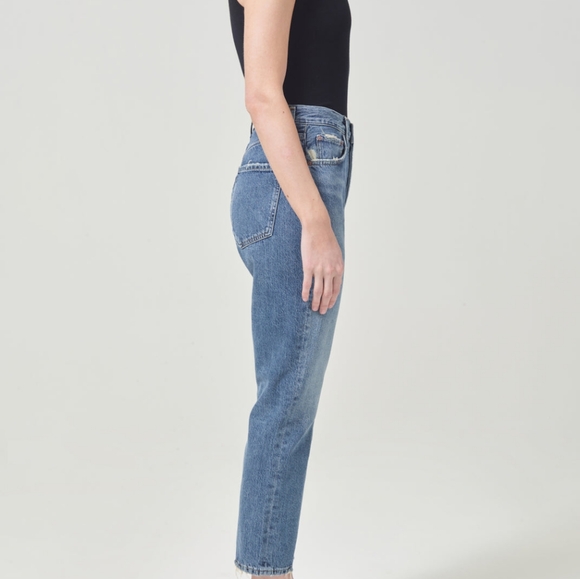 Agolde Riley High Rise Straight Crop Jean - Picture 3 of 8